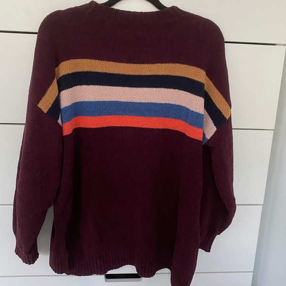 AE Chenille Crew Neck Oversized Sweatee - Picture 4 of 5